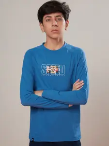 Technosport Boys aw'24 UPF50 Typography Printed Casual T-shirt