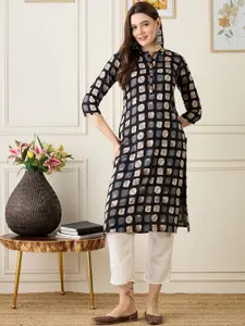 Anouk Women Geometric Printed Kurta