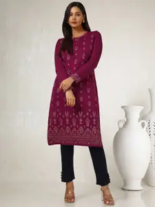 Soch Woven Design Straight Kurta