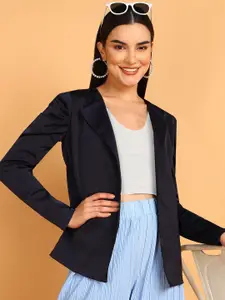 DressBerry Women Solid Open Front Shrug