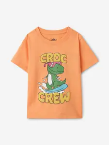 The Souled Store Boys Graphic Printed Round Neck Cotton T-shirt