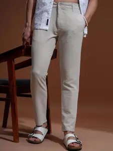 HIGHLANDER Men Mid-Rise Slim Fit Chinos Trouser