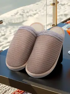 JENNA Men Striped Room Slippers