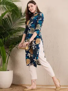 Anouk Floral Printed Floral Kurta