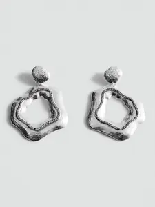 MANGO Contemporary Chunky Drop Earrings