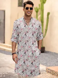 Anouk Men Floral Printed Kurta
