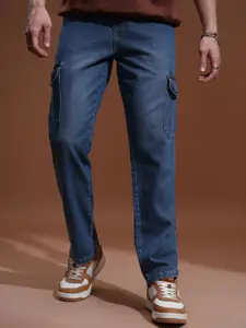HIGHLANDER Men Cotton Straight Fit Light Fade Jeans