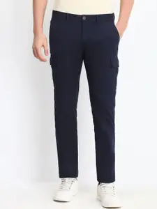 Allen Solly Men Slim Fit Pure Cotton Cargos Trousers