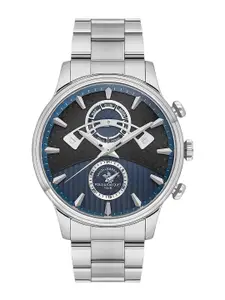 SANTA BARBARA POLO & RACQUET CLUB Men Dial & Stainless Steel Style Straps Reset Time Watch