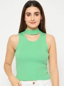 Madame Women Ribbed Pullover