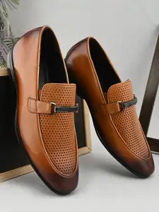 pelle albero Men Round Toe Leather Lightweight Formal Brogues