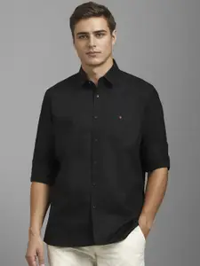Louis Philippe Sport Men Solid Opaque Cotton Casual Shirt