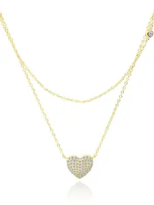 Nistra Sterling Silver Gold-Plated Necklace