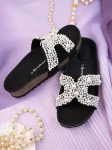 BRISKERS Women Open Toe Flats