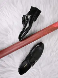 Cobblerz Men Leather Formal Monk Shoes