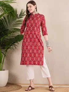 Anouk Women Geometric Printed Kurta