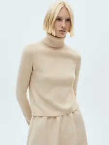 MANGO Turtle Neck Pullover