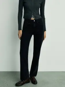 MANGO Women Straight Fit Pure Cotton Jeans