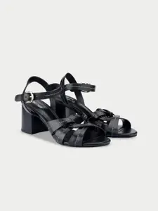 Oroh Leather Block Heel Sandals