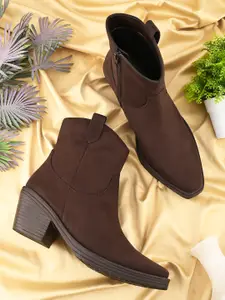 The Roadster Lifestyle Co. Women Block-Heeled Regular Boots