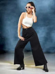 DressBerry Women Cotton Relaxed Fit High-Rise Jeans