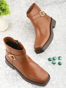 The Roadster Lifestyle Co. Women Block-Heeled Regular Boots