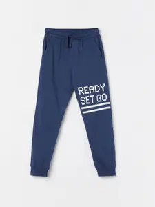 Fame Forever by Lifestyle Boys Typography Printed Pure Cotton Joggers