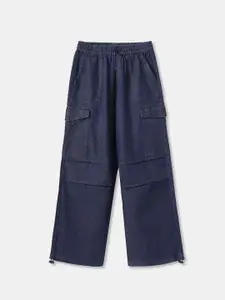 R&B Boys Cotton Regular Fit Slash Knee Jeans