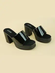 Ozuri Black Block Heels