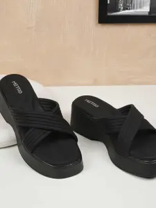 Metro Women Open Toe Platform Sandals