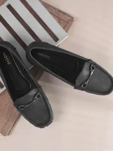 Mochi Women Round Toe Slip On Loafers