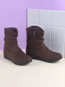 Mochi Women Casual Mid-Top Regular Boots