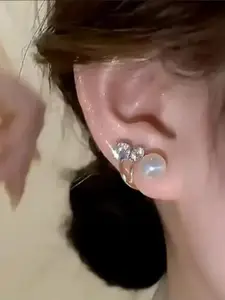 Celestique Pearls Contemporary Studs