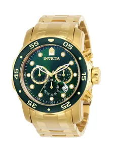 Invicta Men Dial & Stainless Steel Bracelet Style Straps Analogue Watch 0075