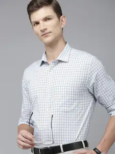 Park Avenue Men Pure Cotton Slim Fit Checked Formal Shirt