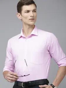 Park Avenue Men Slim Fit Solid Opaque Pure Cotton Formal Shirt