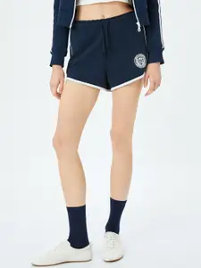 Koton Women Mid-Rise Regular Fit Sports Shorts