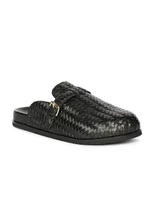 Viviblu Women Woven Design Mules Flats