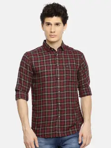 The Indian Garage Co Slim Fit Checked Casual Shirt