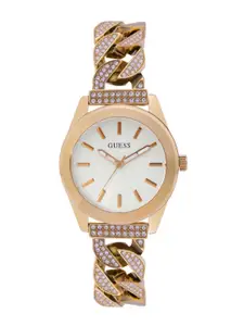 GUESS Women Bracelet Style Straps Analogue Watch GW0546L2