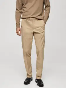 MANGO MAN Men Formal Trousers