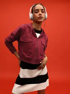 DressBerry Hooded Drop-Shoulder Sweatshirt