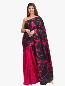 KIAARON Pure Cotton Block Print Saree