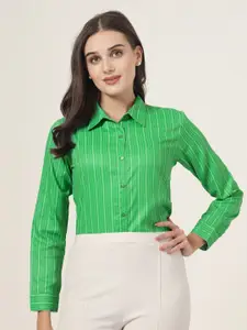 Style Quotient Women Smart Opaque Printed Formal Shirt