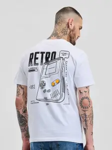 Snitch Men Printed Slim Fit T-shirt