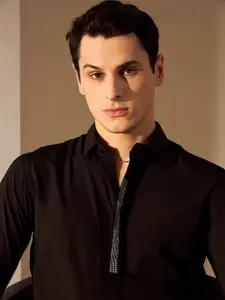 DENNISON Smart Fit Embellished Party Shirt