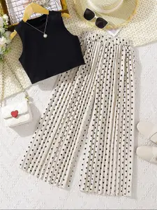 BAESD Girls Top with Palazzos