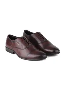 Red Chief Men Round Toe Leather Formal Brogues