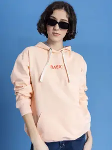 Lounge Dreams Women Printed Hooded Sweatshirt