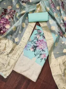 Maroosh Floral Printed Unstitched Dress Material